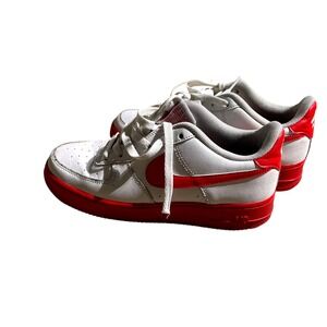 Nike Air Force 1 Low White Red CV663-102 Youth 6Y / Women's 7.5 Shoes